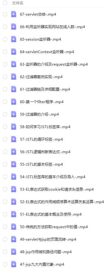 Java web【马士兵教育】