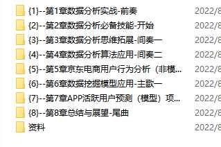 构建数据分析工程师能力模型，实战八大企业级项目…