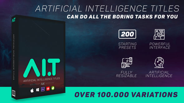 AE脚本-200组时尚创意文字标题排版动画预设