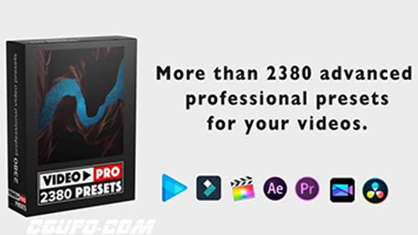 2380个多风格电影视频调色预设