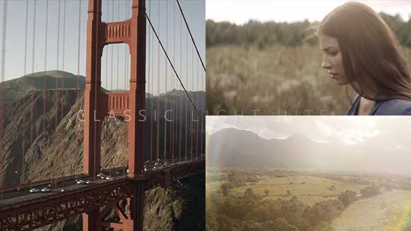 70组4K温暖柔和自然光晕视频素材