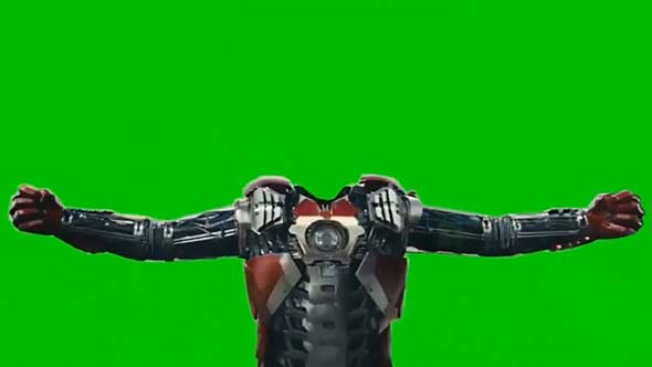 钢铁侠动画绿幕抠像素材(二)