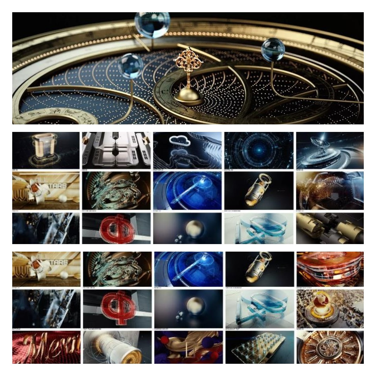 C4D教程-俄罗斯BDSR BROADCAST高级视频栏目包装案例