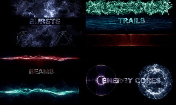 视频素材-199组科幻魔法抽象激光能量场冲击火焰溶解特效素材EXR图像序列(含通道)