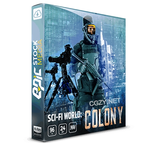 119个创造太空殖民地和未来科技电影氛围音效素材库 Epic Stock Media – Sci-fi World Colony