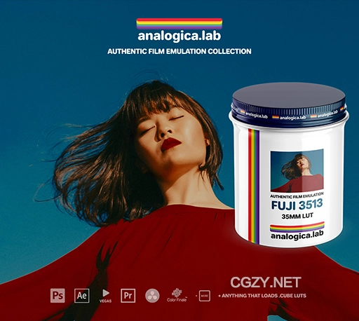 LUTs预设|富士胶片仿真电影调色预设 Analogica Lab – Fuji 3513 35MM Film Emulation