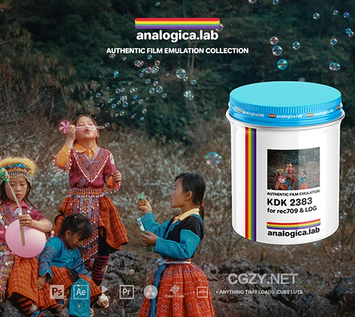 LUTs预设|柯达电影胶片仿真调色预设 Analogica Lab – KODAK 2383 D55 D60 D65 35MM Film Simulation