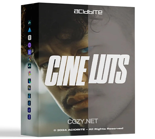 LUTs预设|电影风格调色预设 AcidBite – Cine LUTs