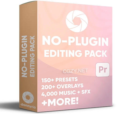 超级影视后期视频文字动画效果预设背景音乐音效素材合集包 Danny Rio – NO-PLUGIN Editing Pack