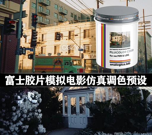 LUTs预设|富士FUJICOLOR C200胶片模拟电影仿真调色预设 Analogica lab – LUT FUJICOLOR C200 35MM Film Emulation