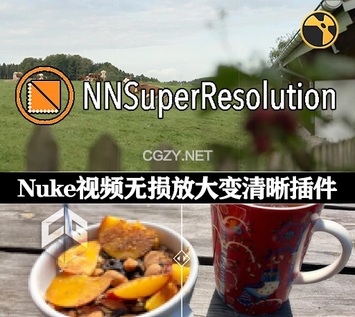 Nuke插件|视频无损放大变清晰工具 Pixelmania NNSuperResolution v4.0.0 for Nuke Win