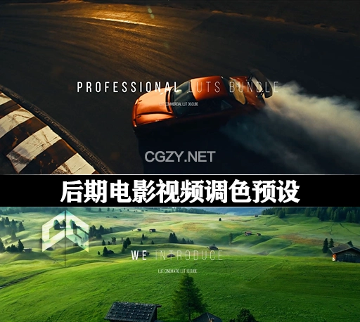 LUTs预设|100个专业后期电影滤镜色彩分级视频调色预设 Pro LUTs