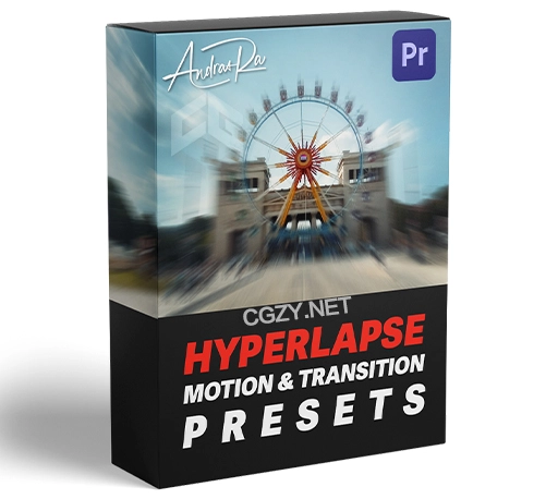 10种炫酷延时摄影运动旋转推进过渡转场PR预设 Hyperlapse Motion & Transition Presets
