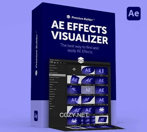 AE脚本|290组实用视觉特效转场动画预设 Effects Visualizer