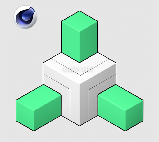 C4D几何物体对称复制插件 Symex 1.3