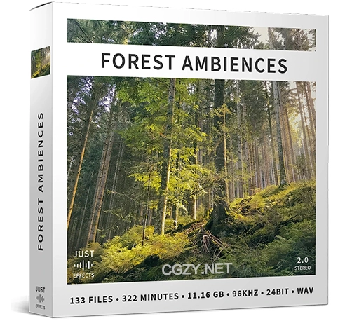 133个纯净的自然森林环境音效素材 Just Sound Effects Forest Ambiences