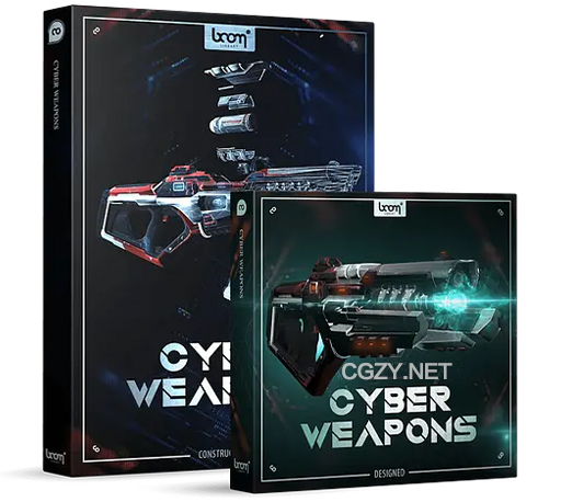 4608种未来科幻武器能量脉冲开枪射击战斗音效素材 Boom Library – Cyber?? Weapons