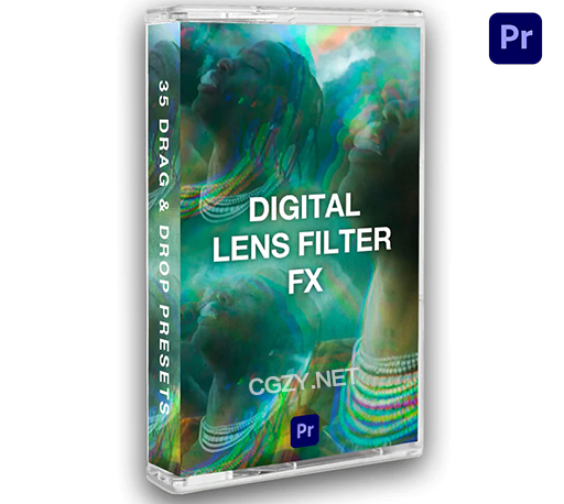 35种PR梦幻棱镜折射效果预设 DIGITAL LENS FILTER FX