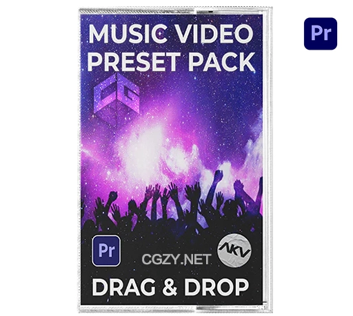 PR预设|75个动感音乐MV视频转场特效 Akvstudios – Music Video Essentials Pack