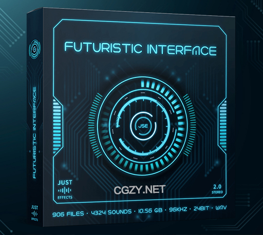 4300种科技感UI界面窗口扫描按钮文本通知故障环境音效素材 Just Sound Effects-Futuristic Interface
