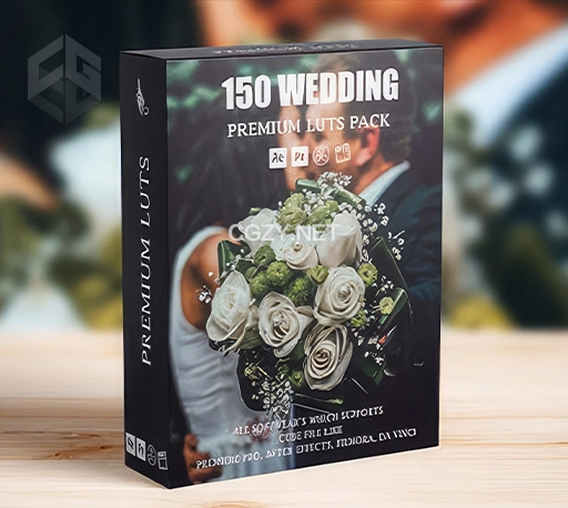 150个专业婚礼视频LUTS调色预设 Professional Cinematic Wedding LUTs for Filmmakers