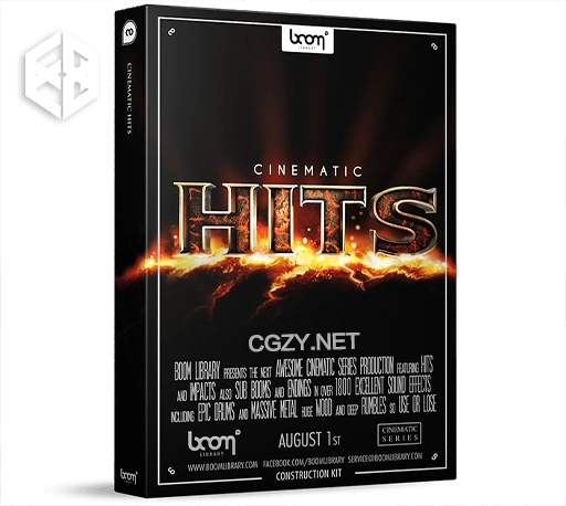 音效素材|1872种高质量电影预告片冲击音效 Boom Library Cinematic Hits Construction Kit