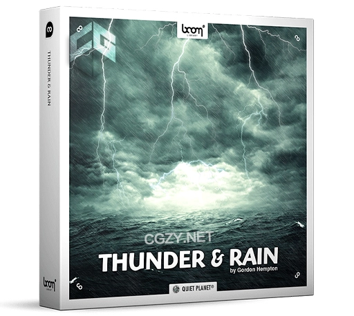 音效素材|66组自然打雷下雨声音素材 Boom Library Thunder and Rain