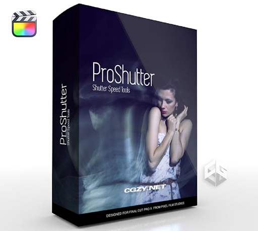 中文版FCPX插件|控制镜头快门速度效果 支持M1 PROSHUTTER