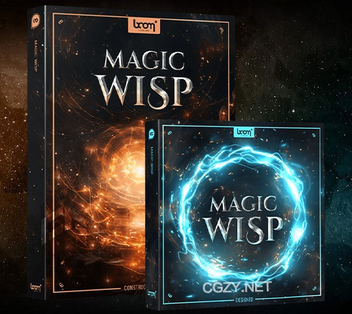 音效素材|3300多种黑暗奇幻魔法粒子能量动作音乐库 Boom Library – Magic Wisp Bundle