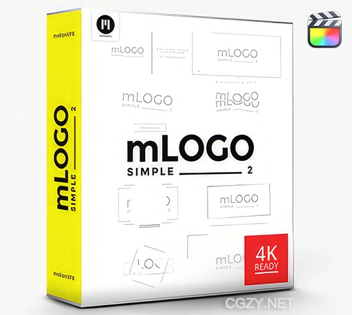 FCPX插件|30组简约标志LOGO展示动画预设 MotionVFX mLogo Simple 2
