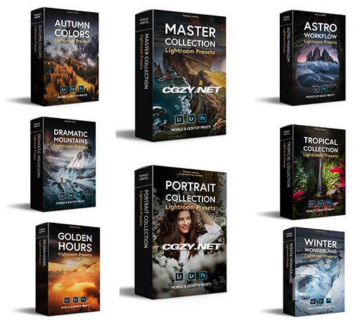 PS/LR预设|360种专业风景户外旅行生活人物摄影调色预设