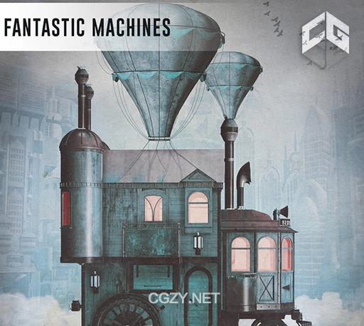 音效素材|73种蒸汽朋克奇幻风格机器工作机械音效素材 Fantastic Machines