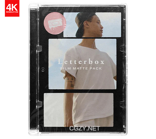 4K视频素材|真实电影胶片污渍颗粒质感遮罩 Videomilkshake – Letterbox Film Matte Pack 2.0