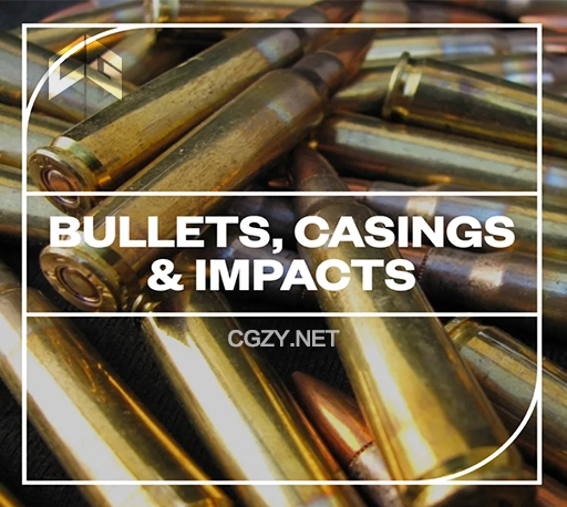 音效素材|511个子弹射击弹壳掉落音效 Bullets, Casings and Impacts