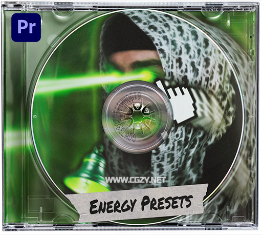 AE/PR预设|辉光能量摇晃相机运动缩放变焦效果 ENERGY PRESETS