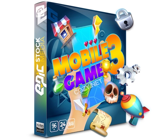 音效素材|622个休闲卡通游戏UI点击音效 Epic Stock Media Mobile Game 3