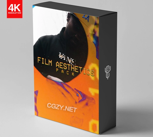 35个高质量复古电影胶片噪点颗粒叠加4K视频素材 Film Aesthetics Pack