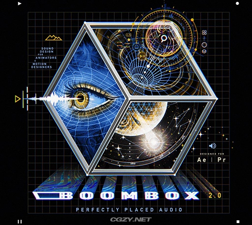 AE/PR脚本|3950种音频音效素材库 Mt. Mograph Boombox v27