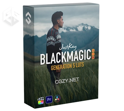 高级电影调色预设 JustKay Blackmagic LUT’s Gen 5