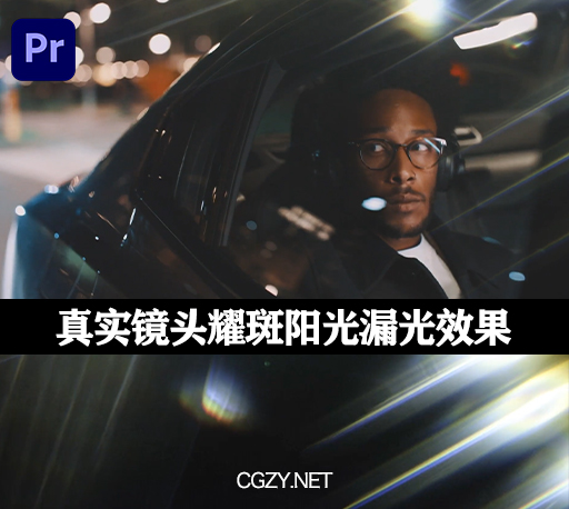 PR模板|真实镜头耀斑阳光漏光效果 Luminary Light Leaks