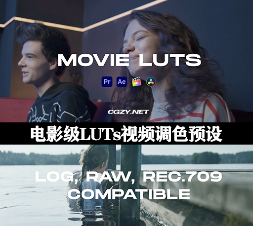 LUTS预设|20种电影质感LUTs视频调色预设 Movie Color Presets