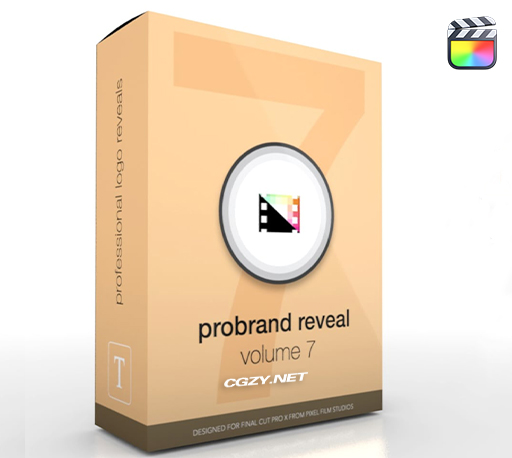 FCPX插件|30种创意简洁LOGO标志展示片头动画 ProBrand V7
