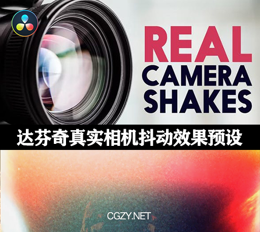 达芬奇模板|真实相机抖动效果预设Real Camera Shakes