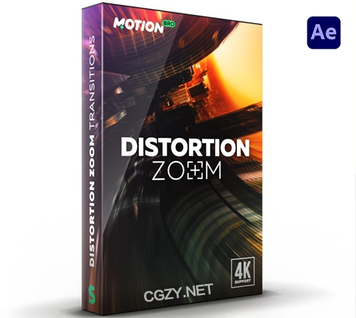 AE脚本|170组视频变焦缩放转场预设 Distortion Zoom Transitions