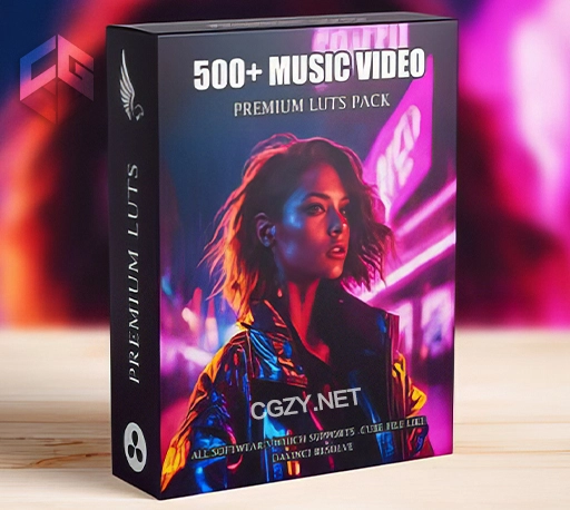 LUTs预设|500组电影音乐MV视频调色预设 Cinematic Music Video LUTs Bundle