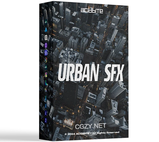 140个高质量城市氛围转场音效素材 Acidbite – Urban SFX 