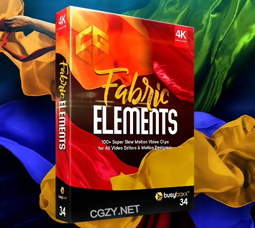 4K视频素材|103个优雅轻盈布料丝绸飘扬背景素材 BBV34 Fabric Elements