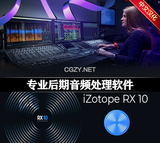 中文汉化版-iZotope RX 10 专业后期音频修复处理软件