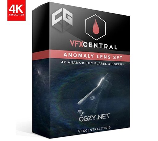 53个真实镜头变形耀斑光效合成4K视频素材 ANAMORPHIC FLARES