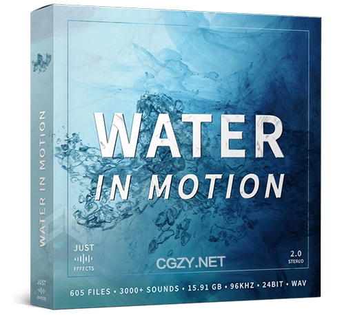 300多种海洋浪潮水花水下环境无损音效素材 Just Sound Effects Water In Motion